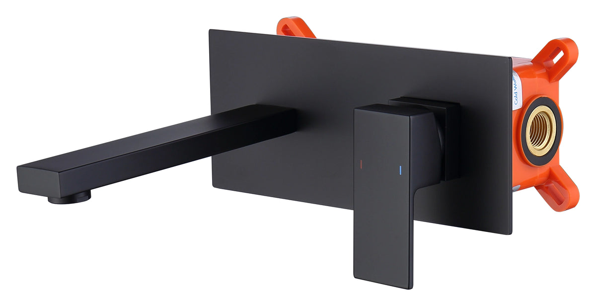 Matte Black Wall Mount Faucet E654554