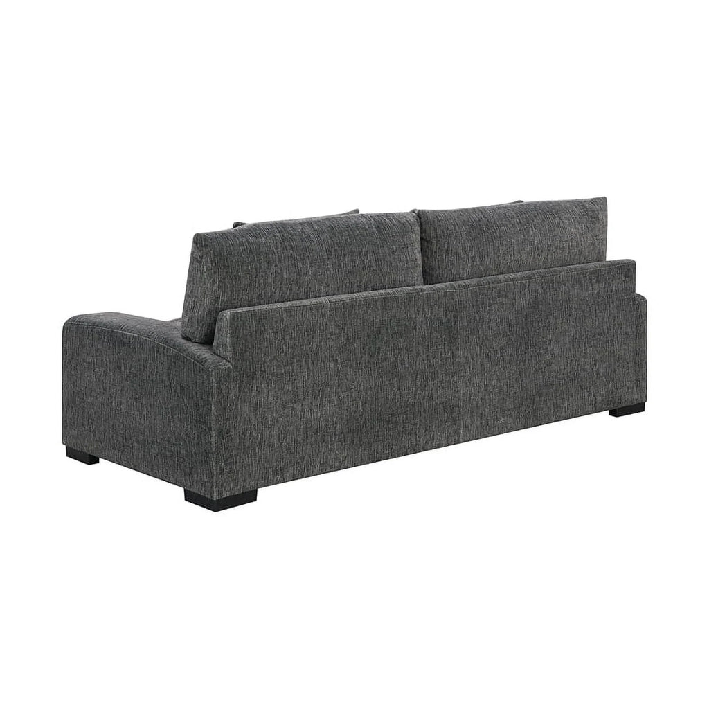 Gray Microfiber Sofa R38445