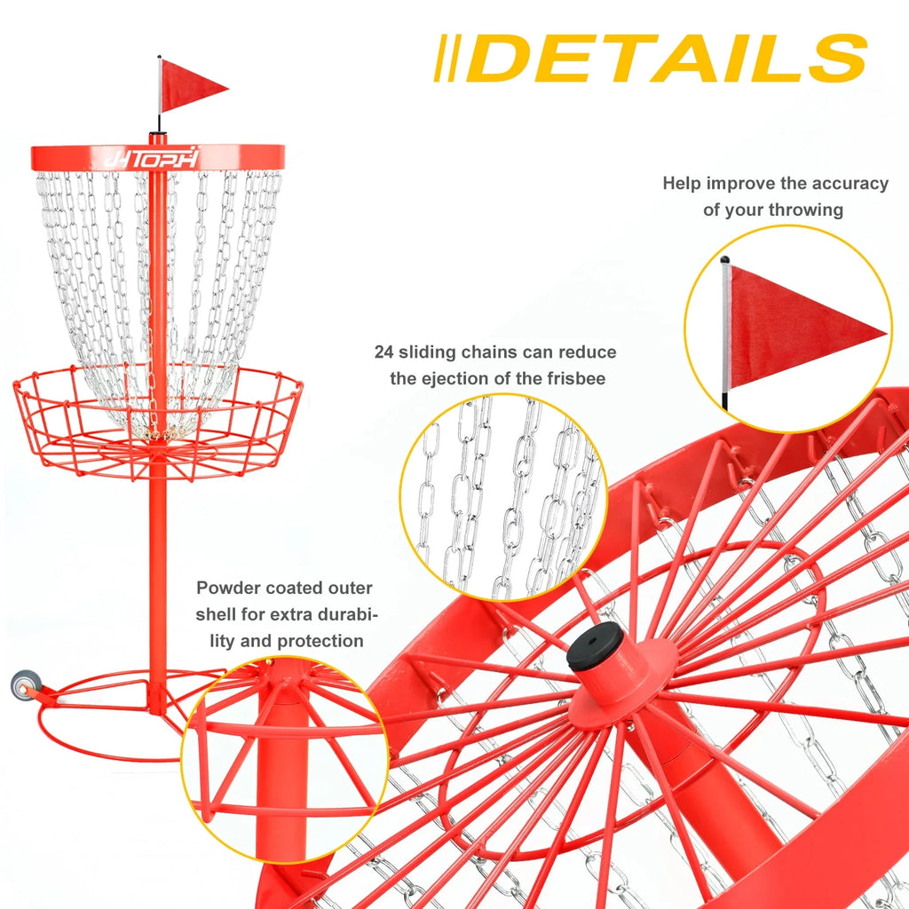 Portable Disc Golf Practice Basket W763205