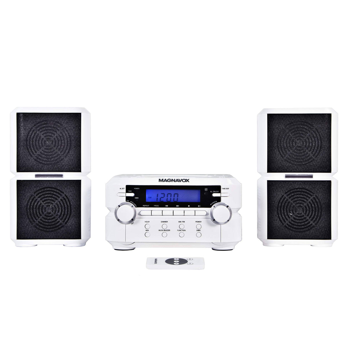 3-Piece Compact CD Shelf System with AM/FM Stereo Radio and Bluetooth W949059