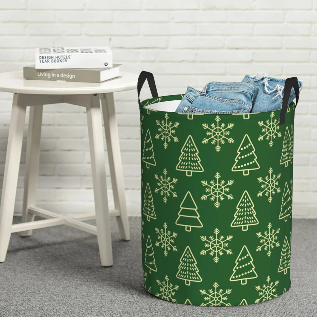 Waterproof Foldable Laundry Hamper with Handles T6136