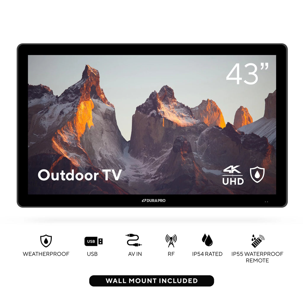 43 Outdoor Partial Shade 4K UHD LED TV with Waterproof Remote F42667