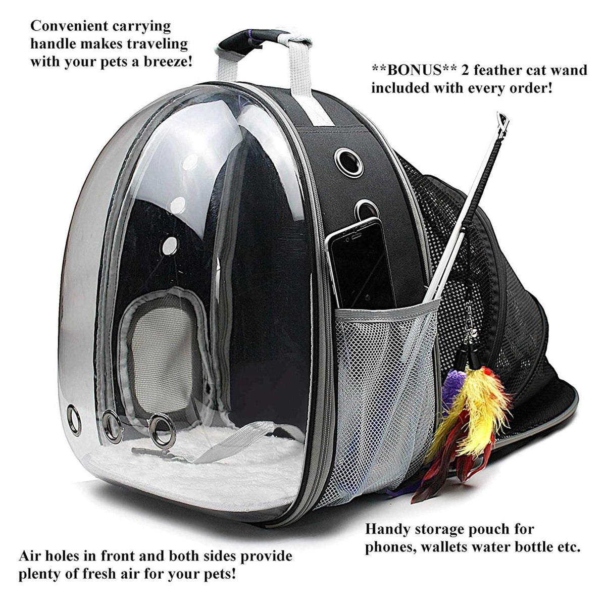 Dog & Cat Carrier Backpack F628