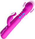 Purple Silicone Rabbit Vibrator T4530