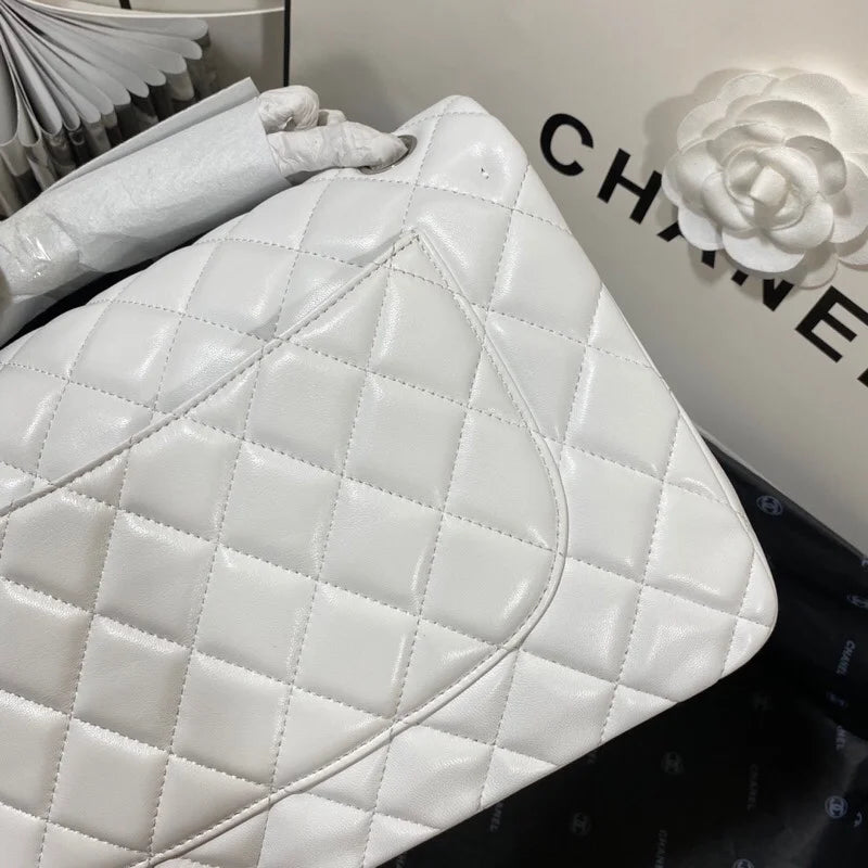 White Large Classic Handbag H5231