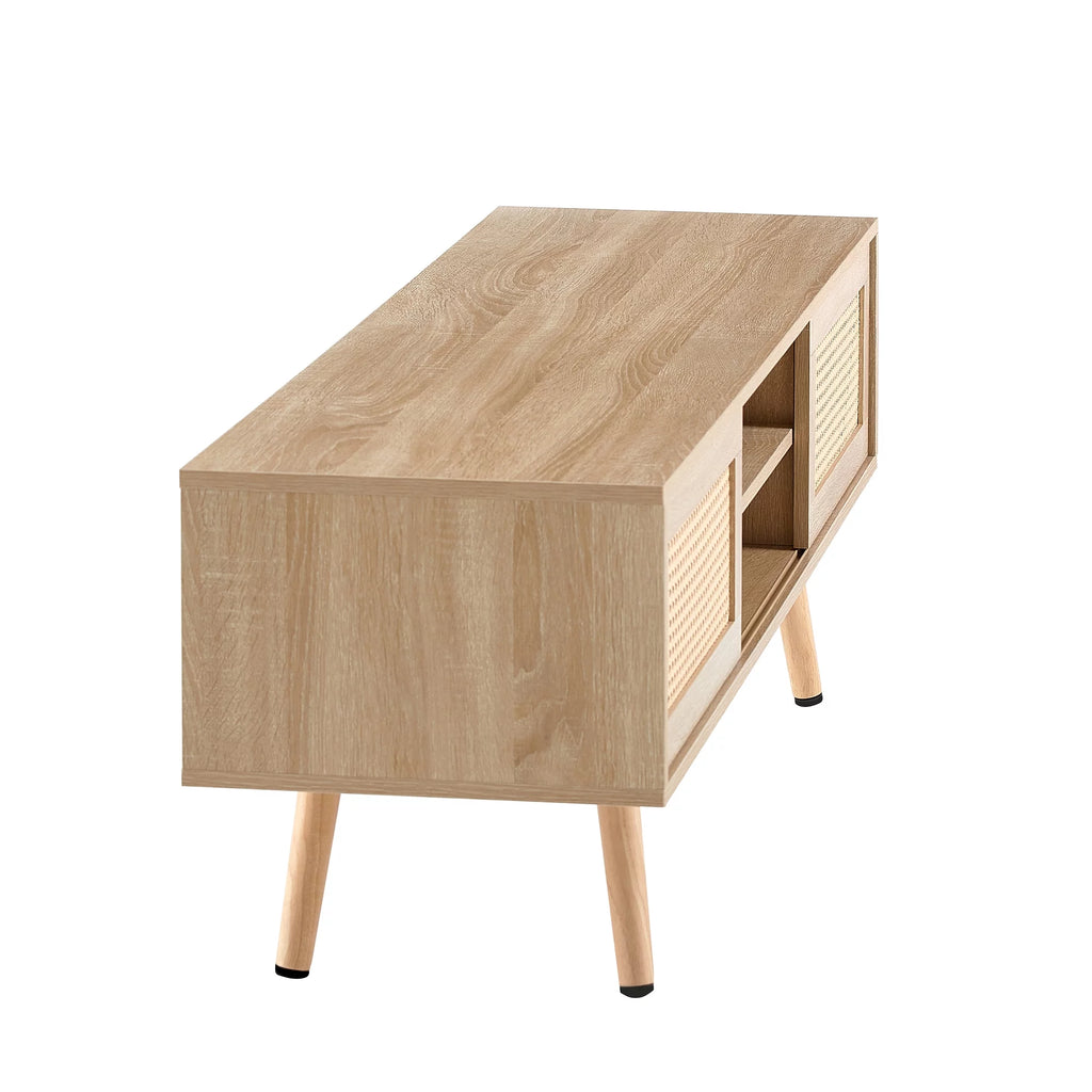 Rattan TV Stand with Storage T10252