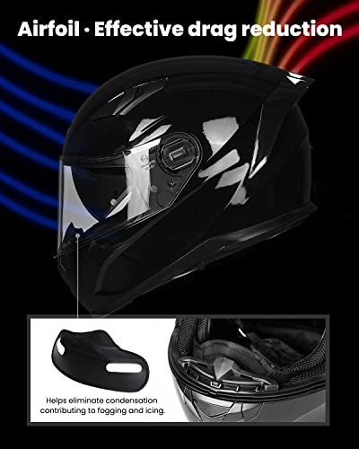 Full Face Motorcycle Helmet Dual Visor O94942
