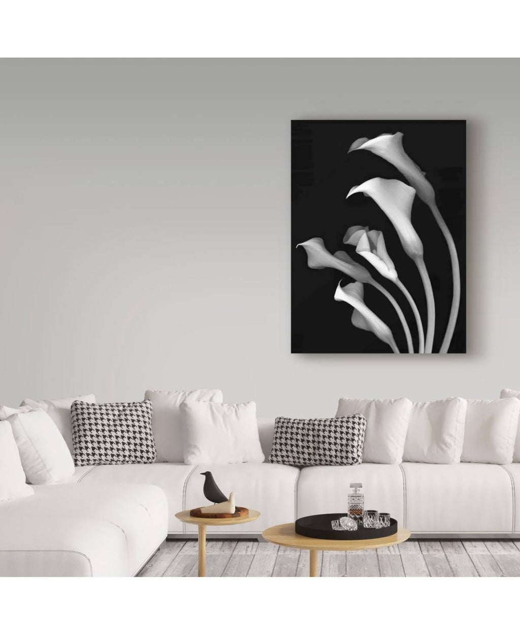 Black and White Canvas Art 35 in. W x 47 in. H V291154