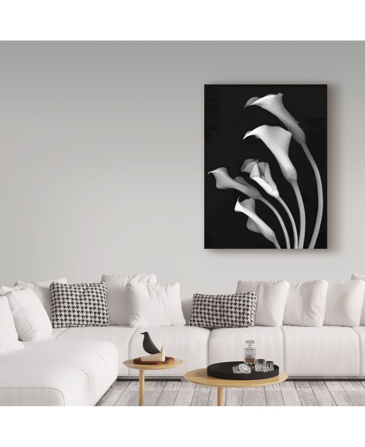 Black and White Canvas Art 35 in. W x 47 in. H V291154