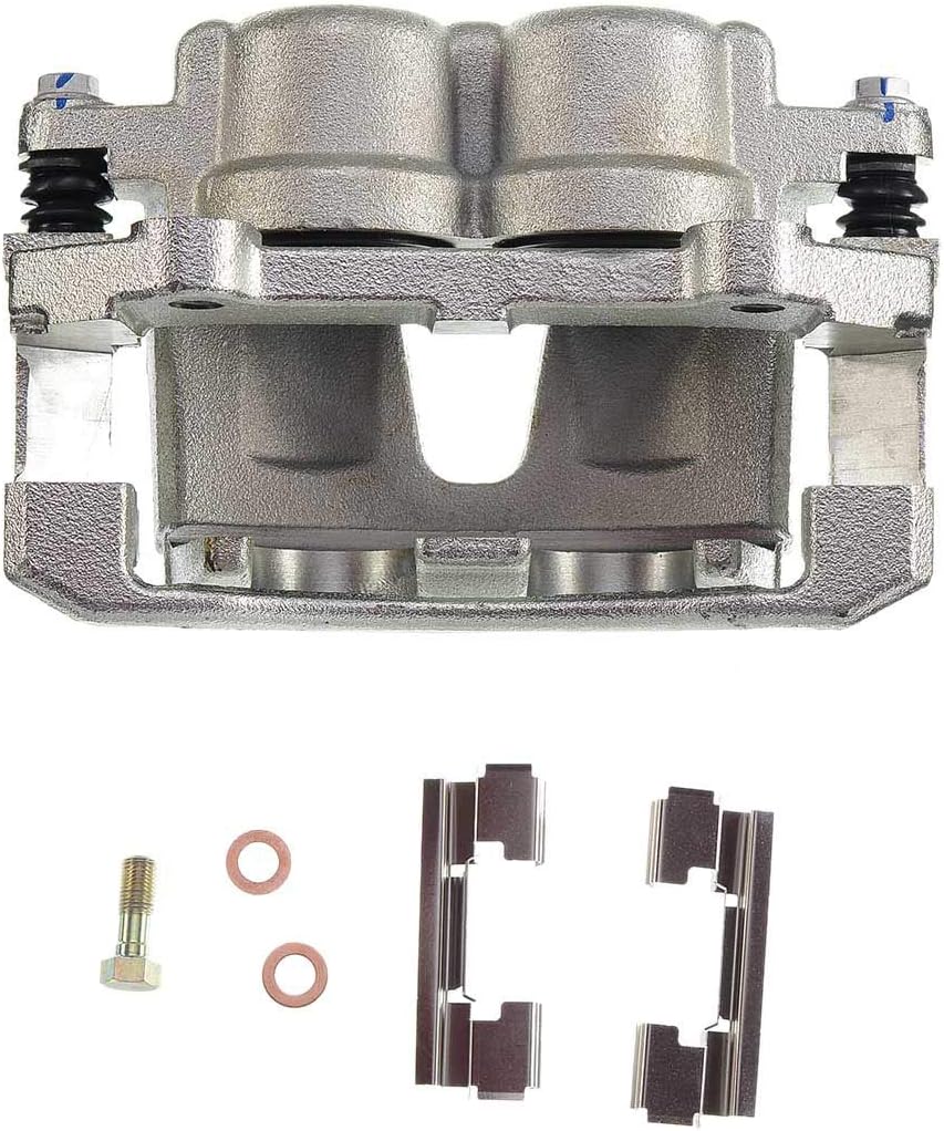 Disc Brake Caliper Assembly with Bracket Front Left Pack of 2 I164