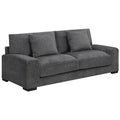 Gray Microfiber Sofa R38445