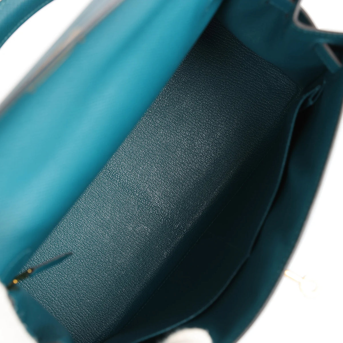 Vert Bosphore Epsom Leather Handbag P572