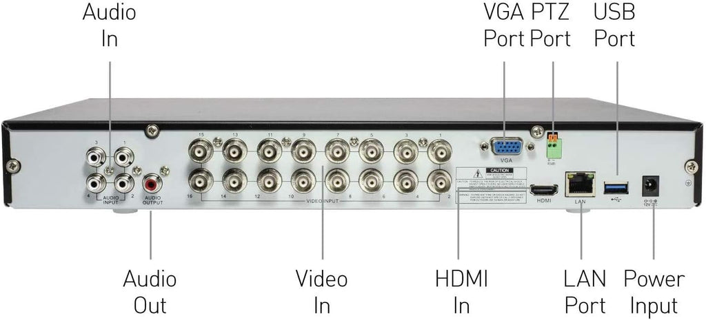 8 Channel 4 Camera 4K HD DVR Security System C7867