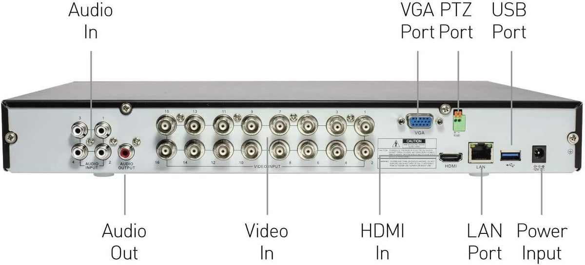 8 Channel 4 Camera 4K HD DVR Security System C7867