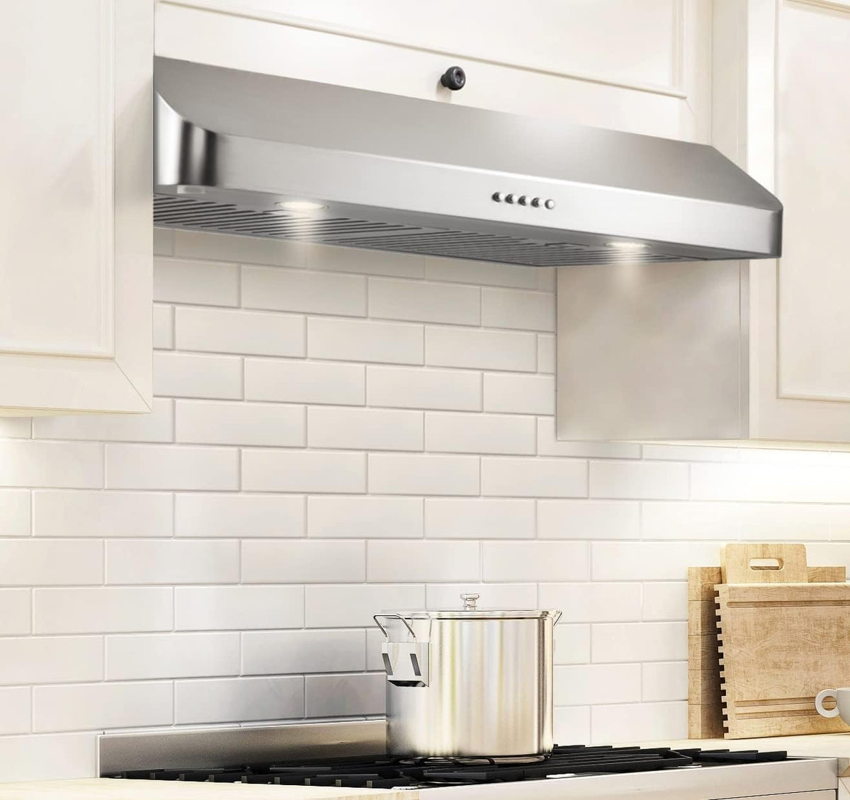 30 Inch Under Cabinet Range Hood Stainless Steel 400 CFM I7759