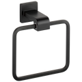 Towel Ring, Matte Black M442