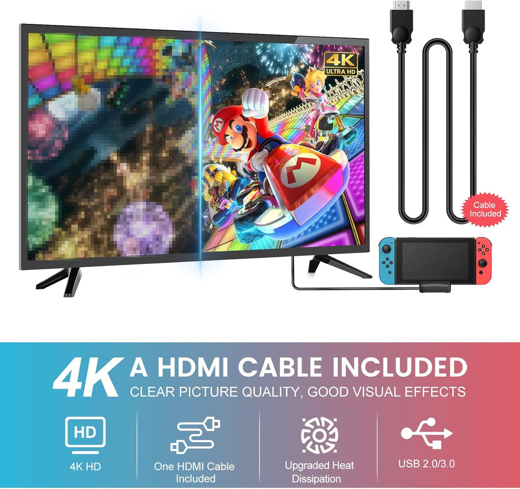 4K HDMI Portable Docking Station with Cooling Fan and USB 3.0 Port R9230
