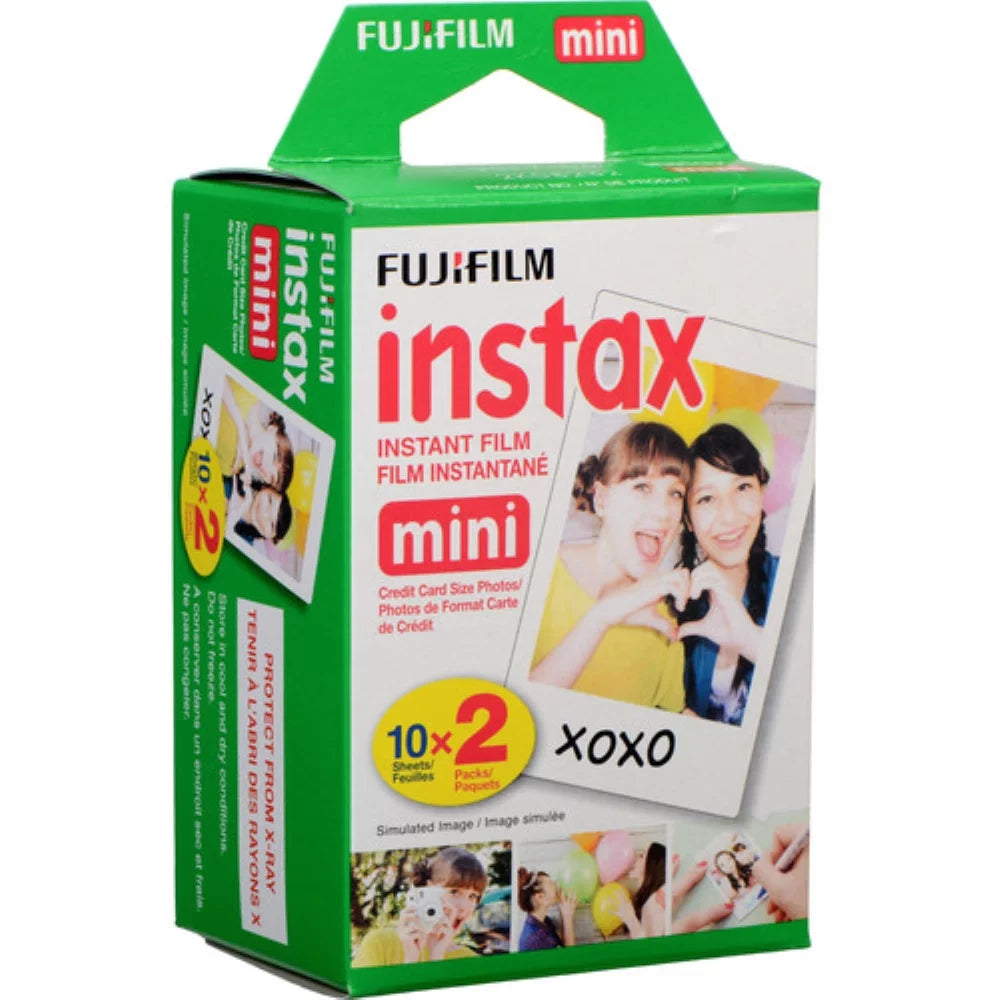 Pastel Blue Instant Film Camera with Case Batteries Lens Cleaning Kit M382301