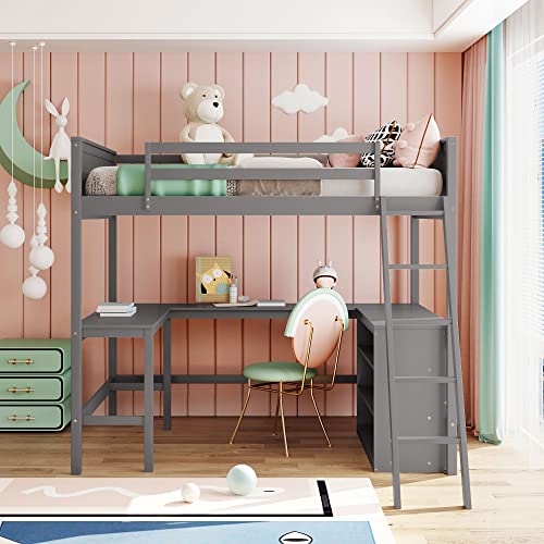 Espresso Twin Over Twin Bunk Bed with Trundle and 3 Drawers K103