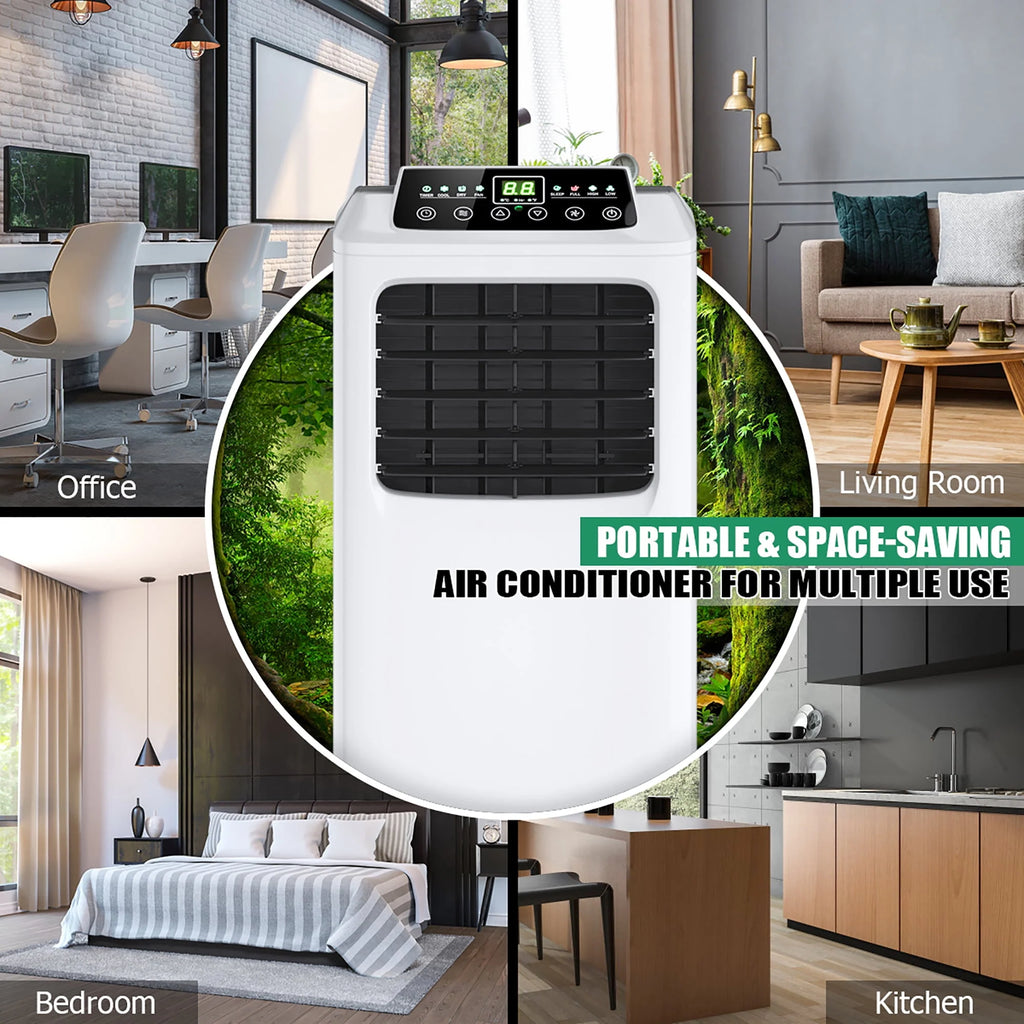 5500 BTU 3-in-1 Portable Air Conditioner with Dehumidifier and Window Kit B45461