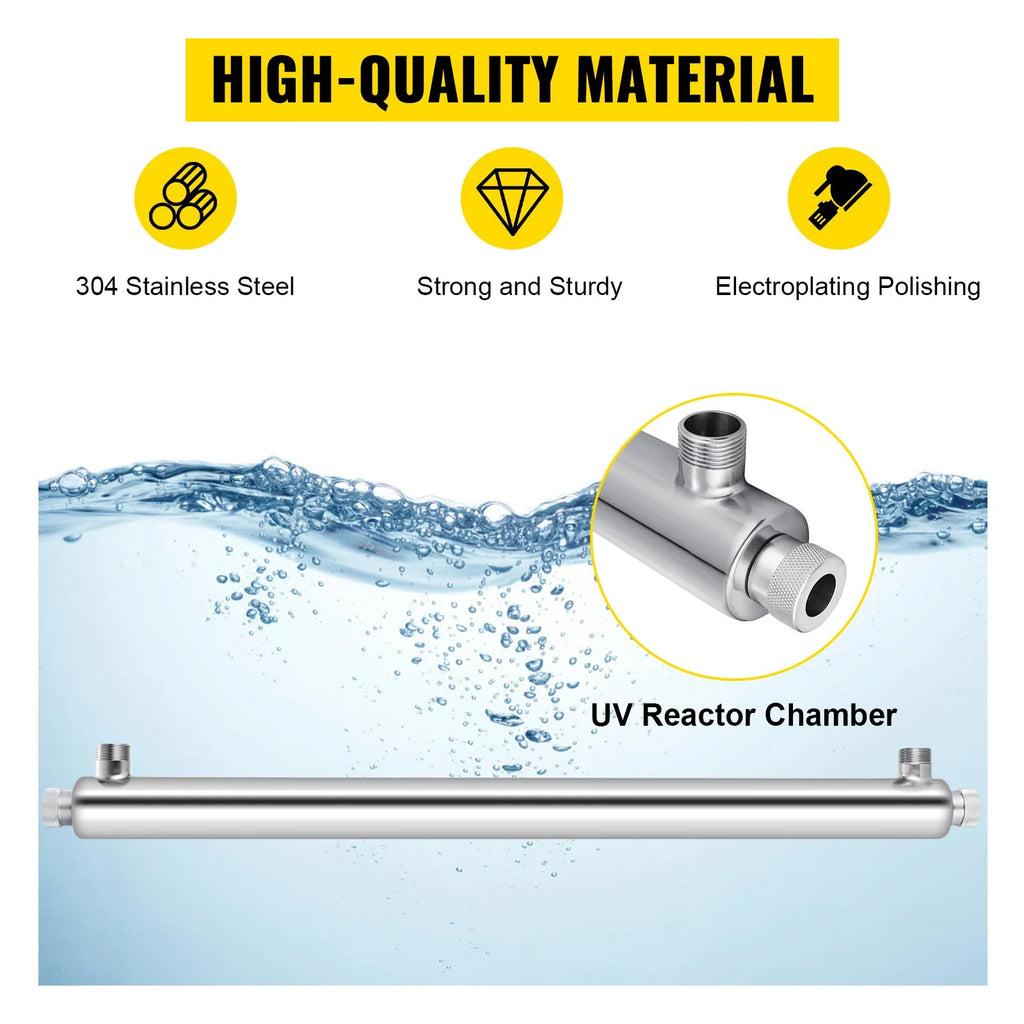 12GPM 110V 55W UV Water Purifier Q438