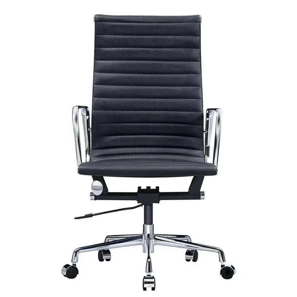 Genuine Leather Swivel Office Chair J908