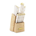 15-Piece Forged Triple Riveted Knife Set with Block X261