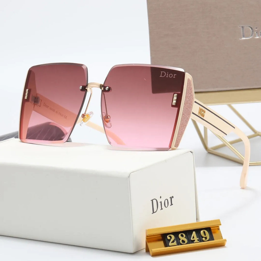 Frameless Square Polarized Sunglasses O267
