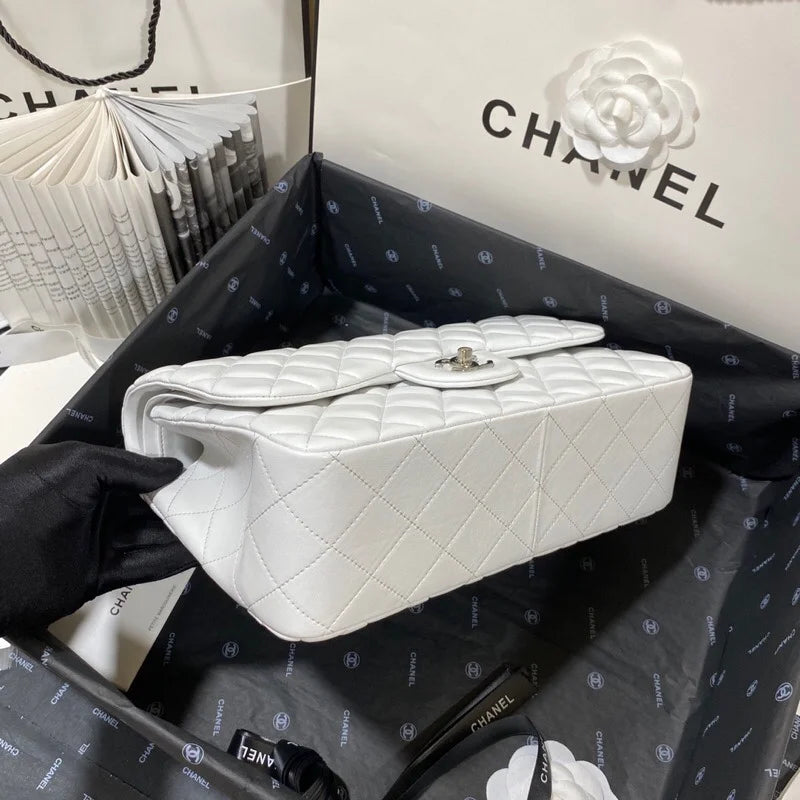 White Large Classic Handbag H5231