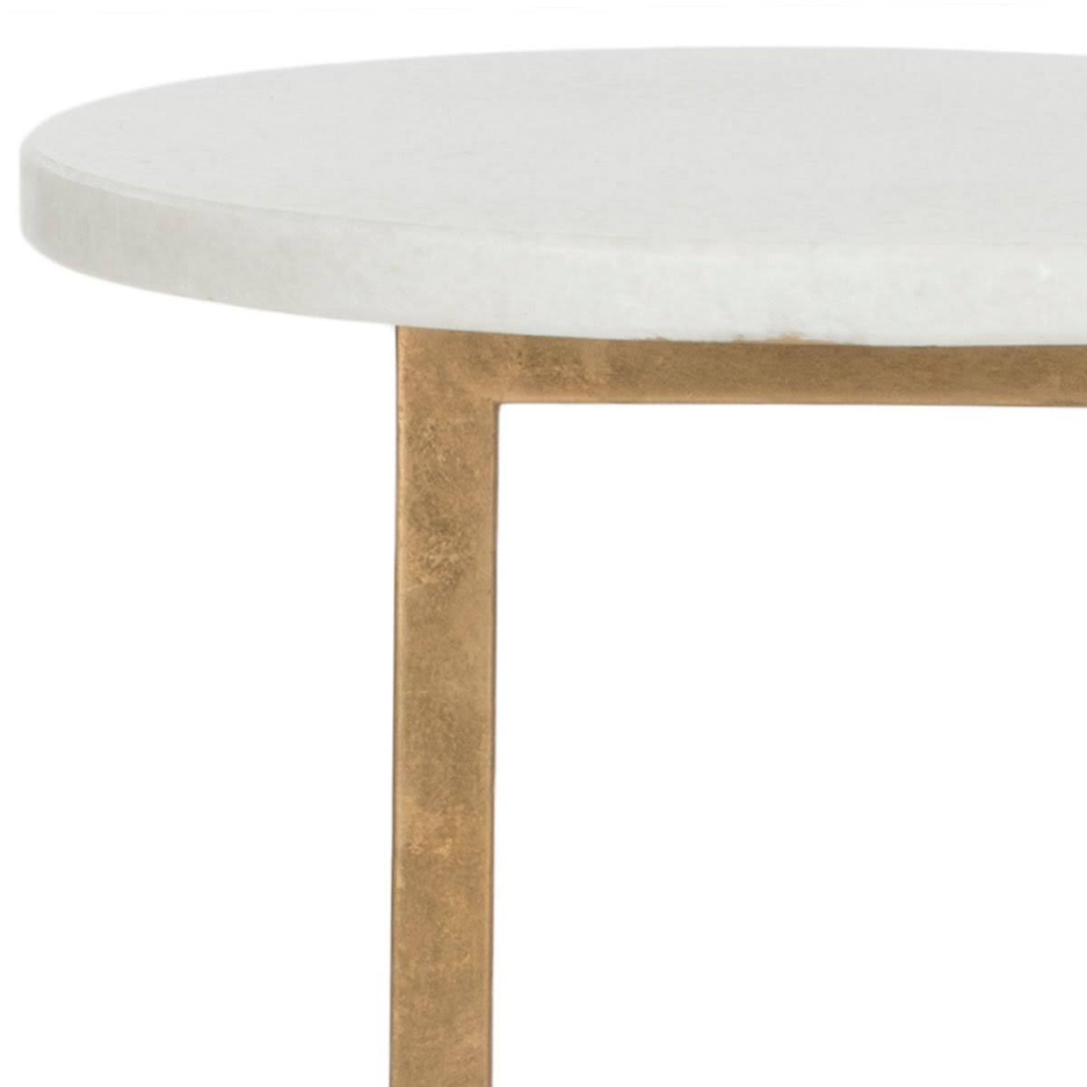 Gold Black Accent Table D3850