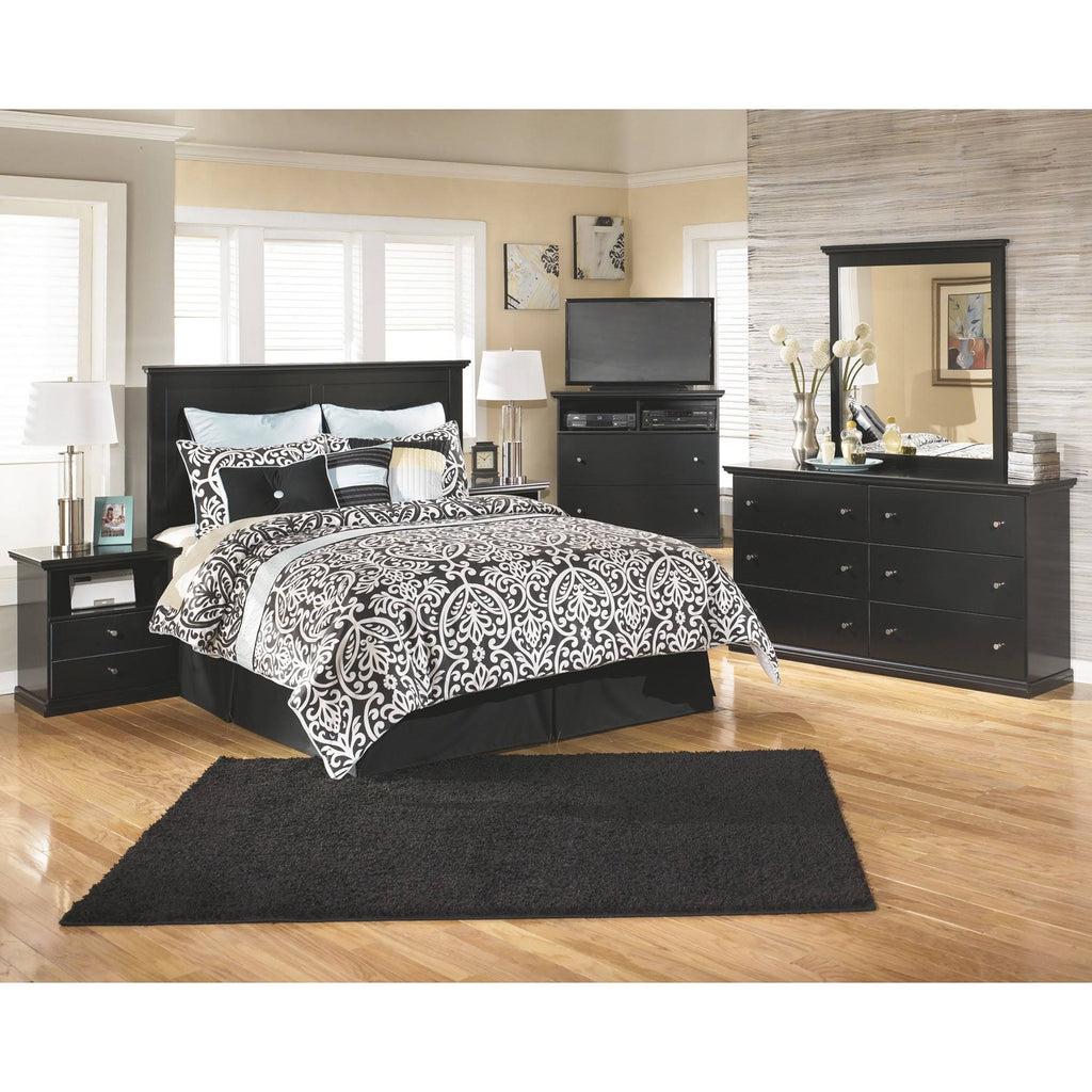 Black King California King Panel Headboard Y9424