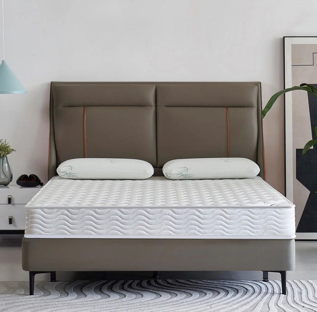 6 Inch Full Size Foam Spring Hybrid Mattress L1318