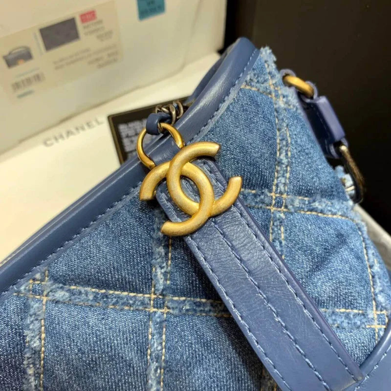 Denim Calfskin Hobo Bag O95999