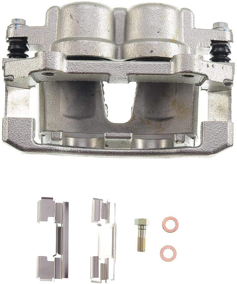 Disc Brake Caliper Assembly with Bracket Front Left Pack of 2 I164