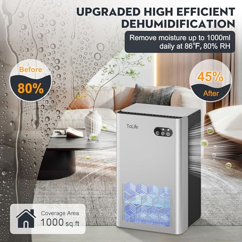 Black Dehumidifier with Auto Shut Off O671