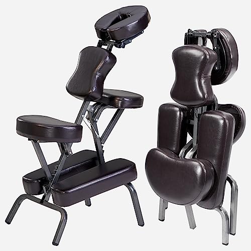 Portable Lightweight Folding Massage Chair with Carrying Case E455642