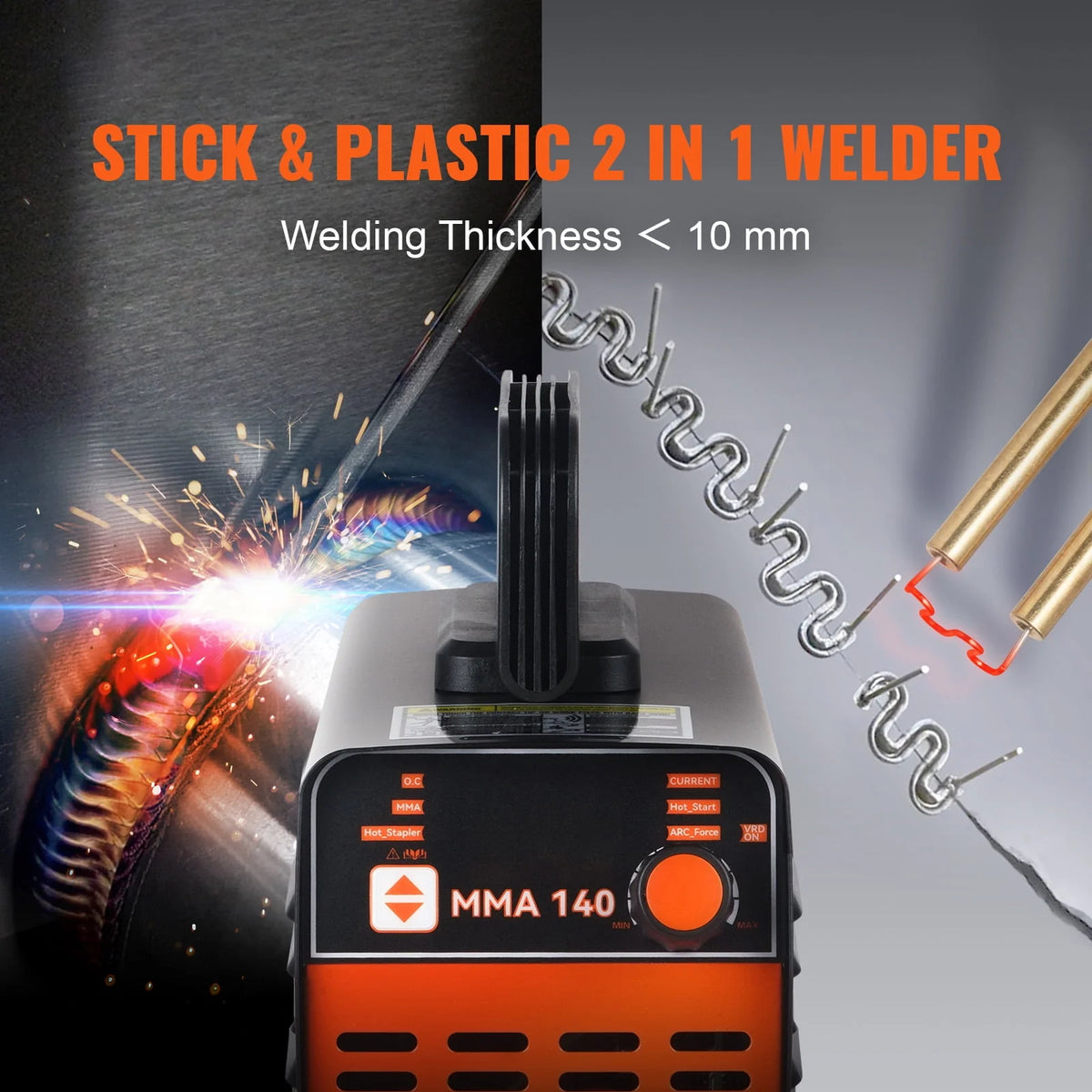 200Amp 3 in 1 Welder Machine 110/220V IGBT Inverter ARC Welding Machine L53173