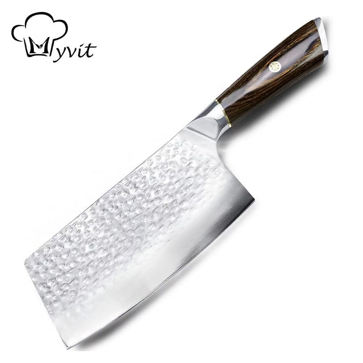 7 Inch High Carbon Stainless Steel Cleaver Knife W3427