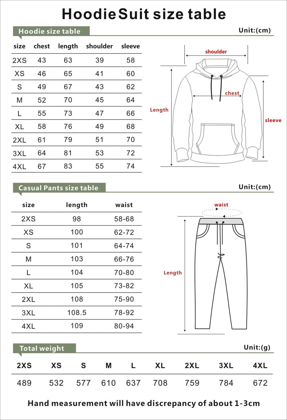 Hoodie Jogger Pant 2 Piece Set W569