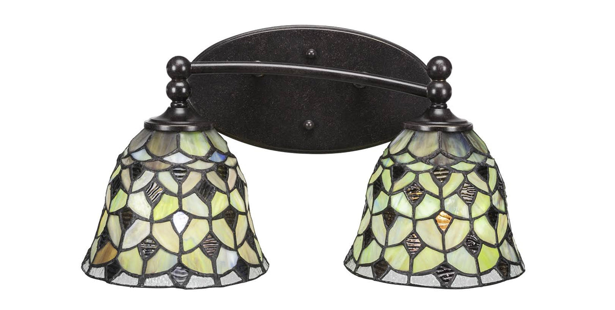 Two Light Bath Bar Dark Granite E60727