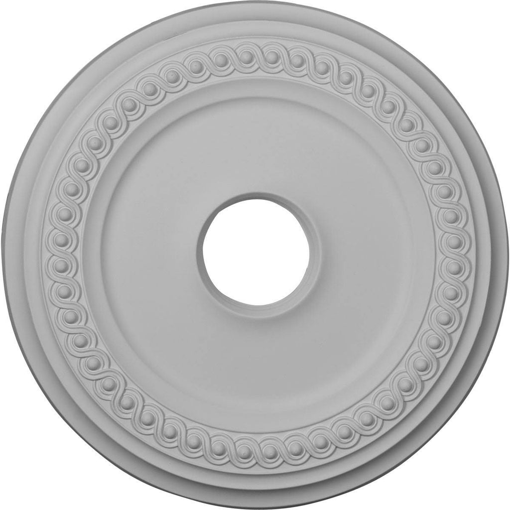 Classic Ceiling Medallion Hand-Painted Burnished Mahogany L493