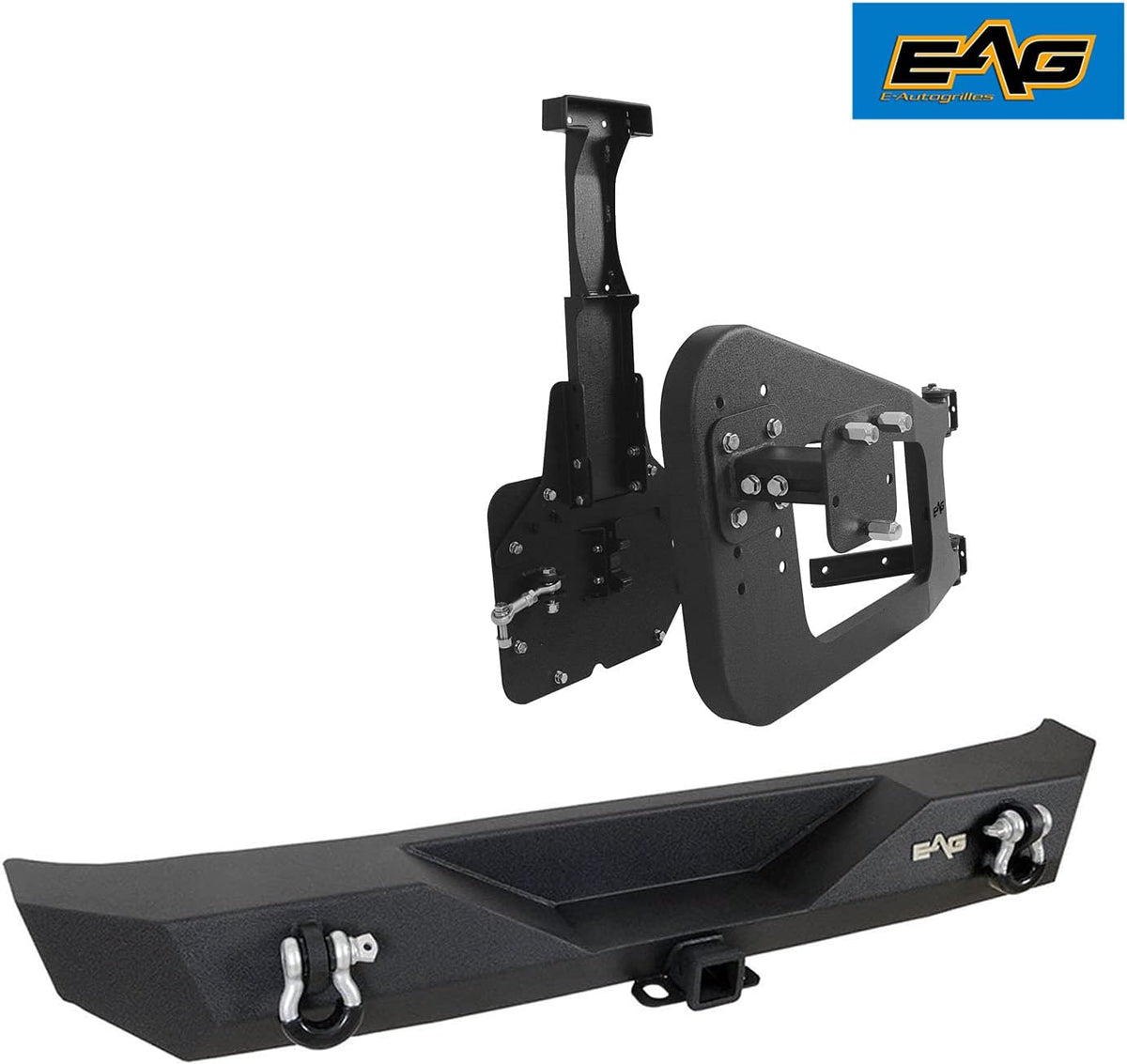 Rear Bumper with Tire Carrier & Adjustable Tire Mount G26902
