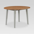 44x22 Round Drop Leaf Extendable Dining Table C41618