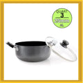3 Quart Nonstick Aluminum Dutch Oven with Lid I99573
