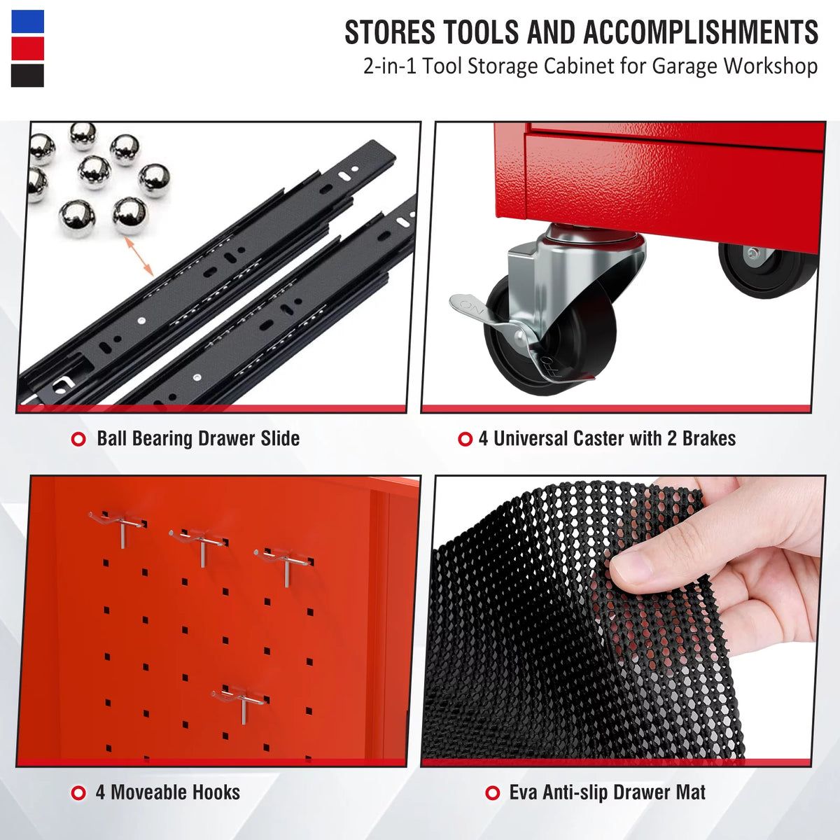 Black 5 Drawer Rolling Tool Chest X332085