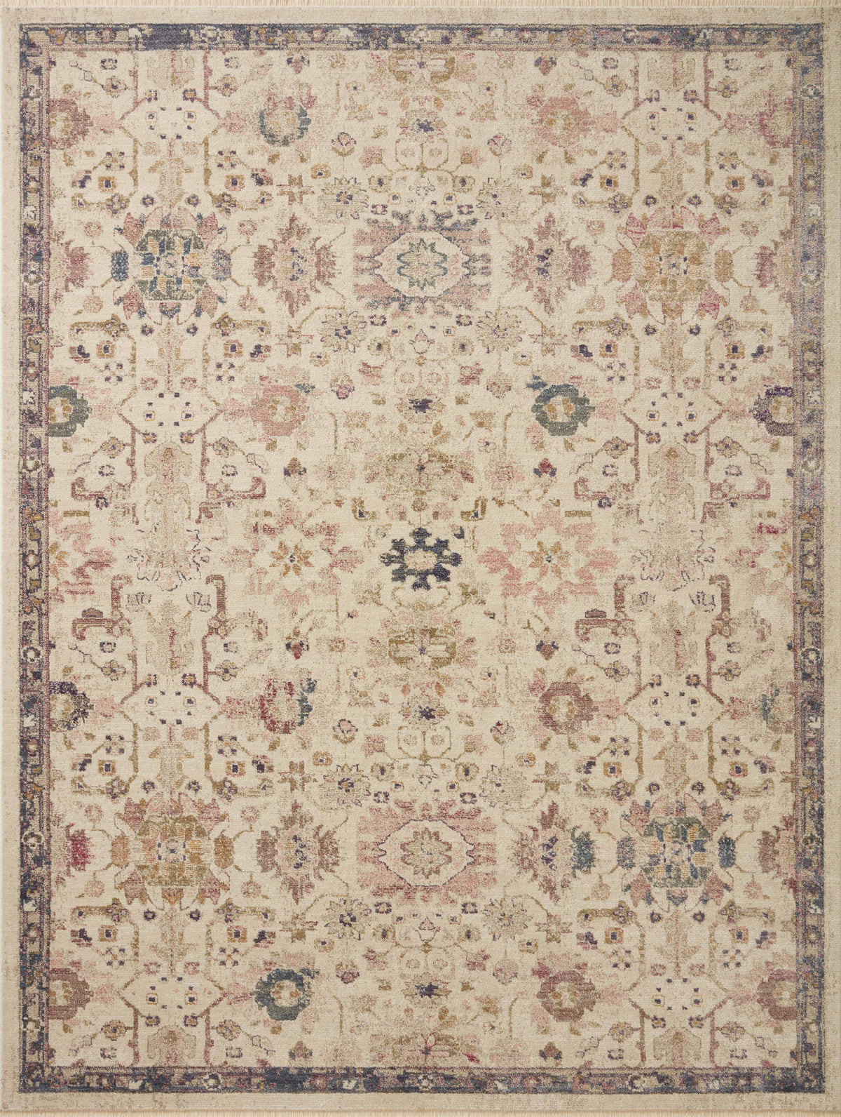 Ivory Multi Rug 7'10 x 7'10 N998