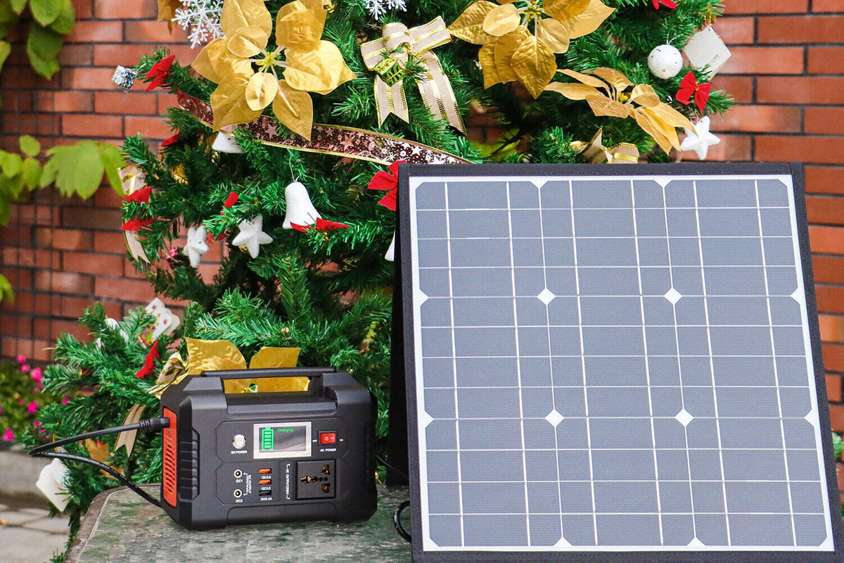 200W Portable Power Station with 50W Solar Panel S32616