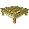 18x22 Square Persian Style Low Accent Table V1989
