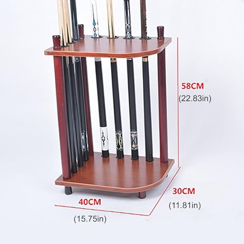 7 Hole Billiard Cue Rack C242