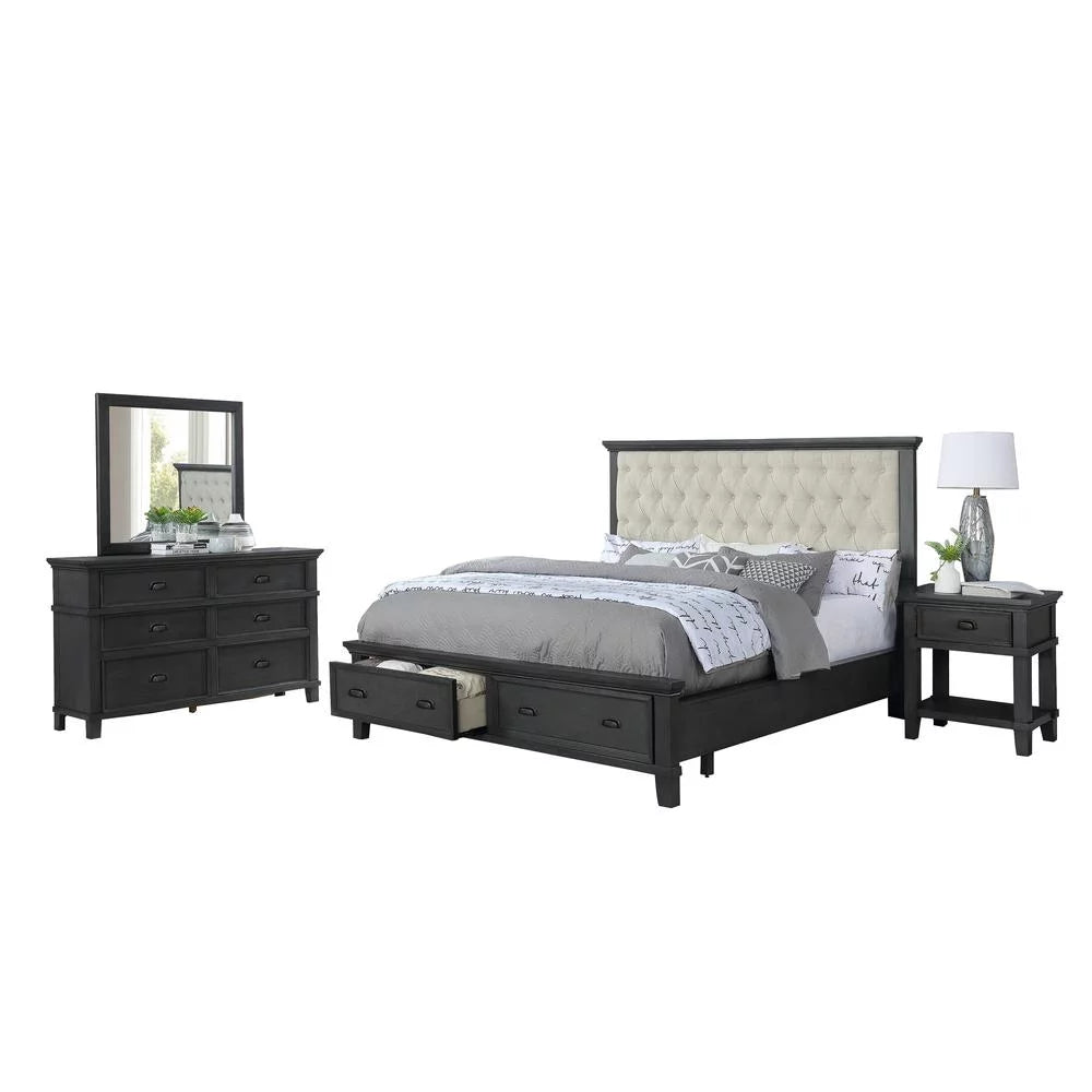 4 Piece Eastern King Bedroom Set H966621